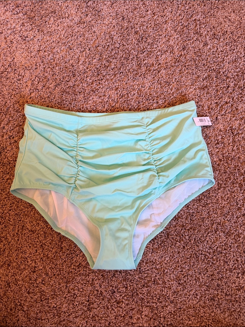 NWT Torrid Mint Ruched Swim Bottom - Size 1